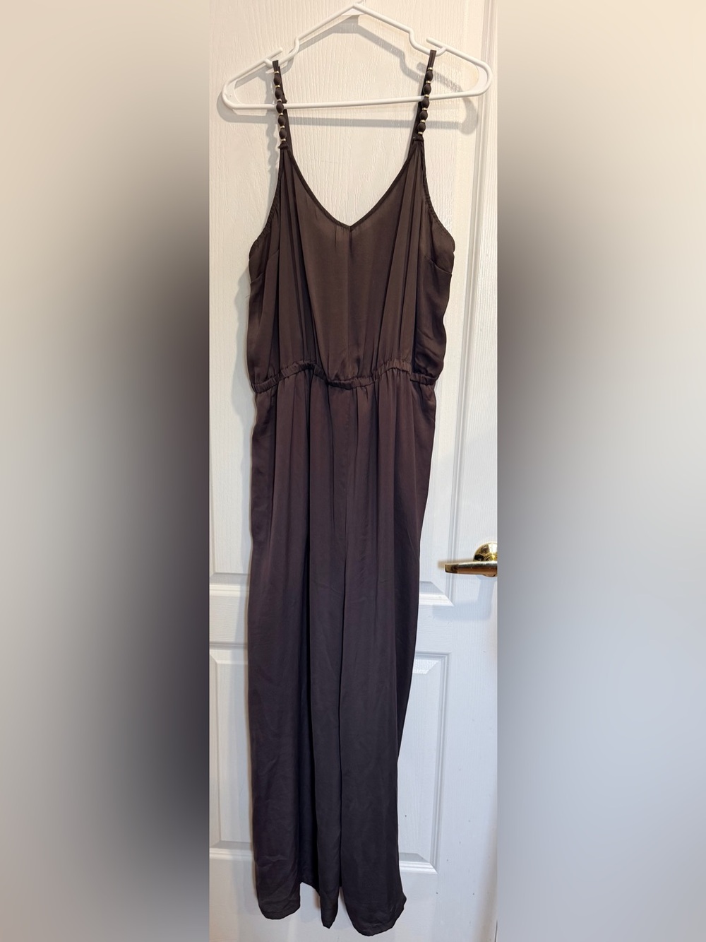 Eggplant Purple Sleeveless Jumpsuit